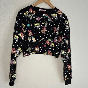 NEW Dolls Kill x Powerpuff Girls Crop Sweatshirt Graphic Cartoon Network Rare